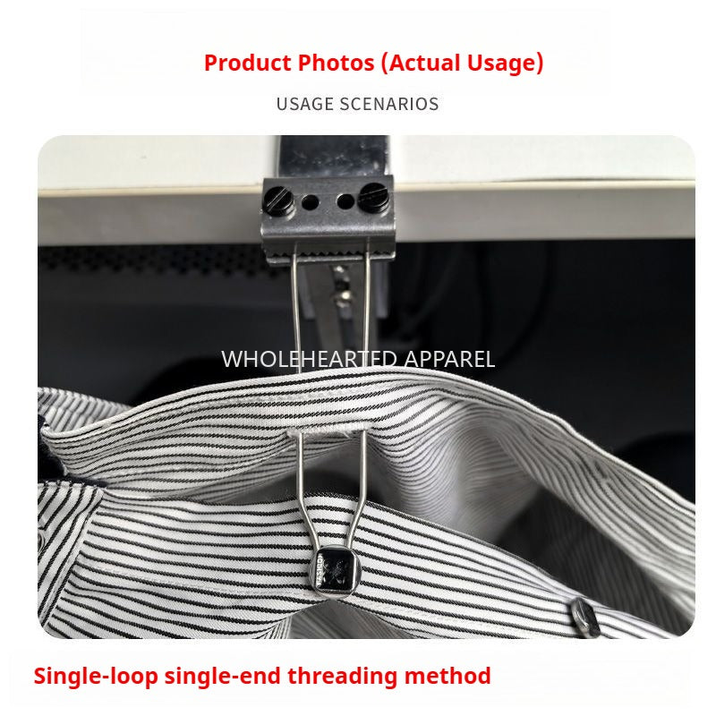 1001★ Nouveau dispositif d'enfilage de boutons haute efficacité, clip en forme de I pour la pose de boutons, boutons d'outillage, pièces détachées pour boutons, spécialement conçu pour les usines de confection★