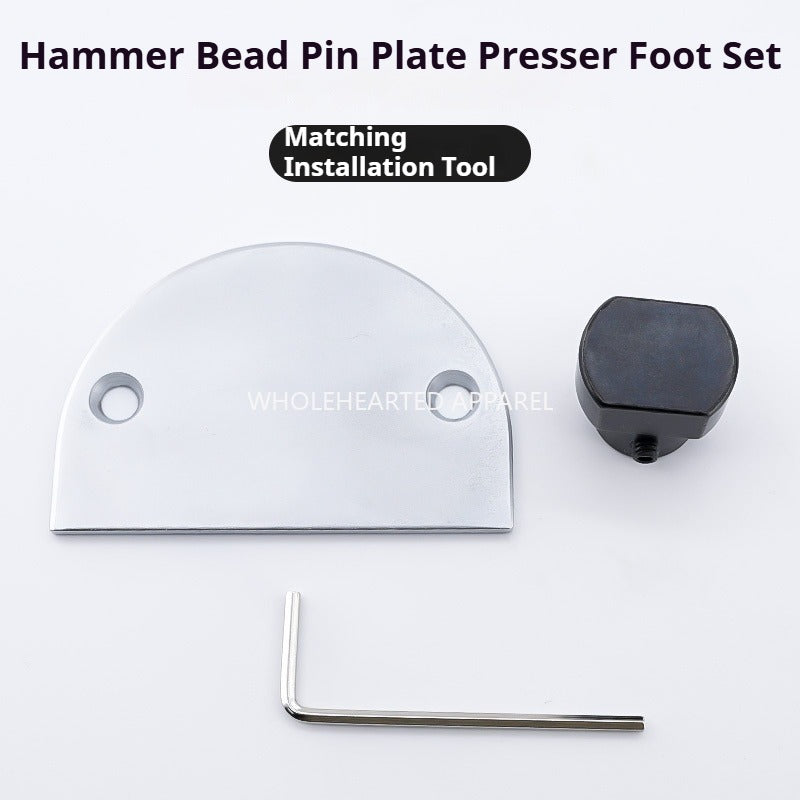 1657★ Second Generation Large Hammer Bead Tool Set Hammer Bead Craft Needle Plate Foot Press Tool Clothing Sewing Machine Accessories★