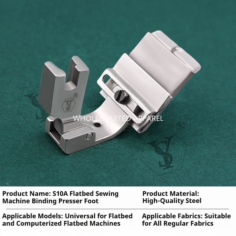 1067★ New S10A flat car sticker presser foot lace webbing guide strip climbing strip pull tube★