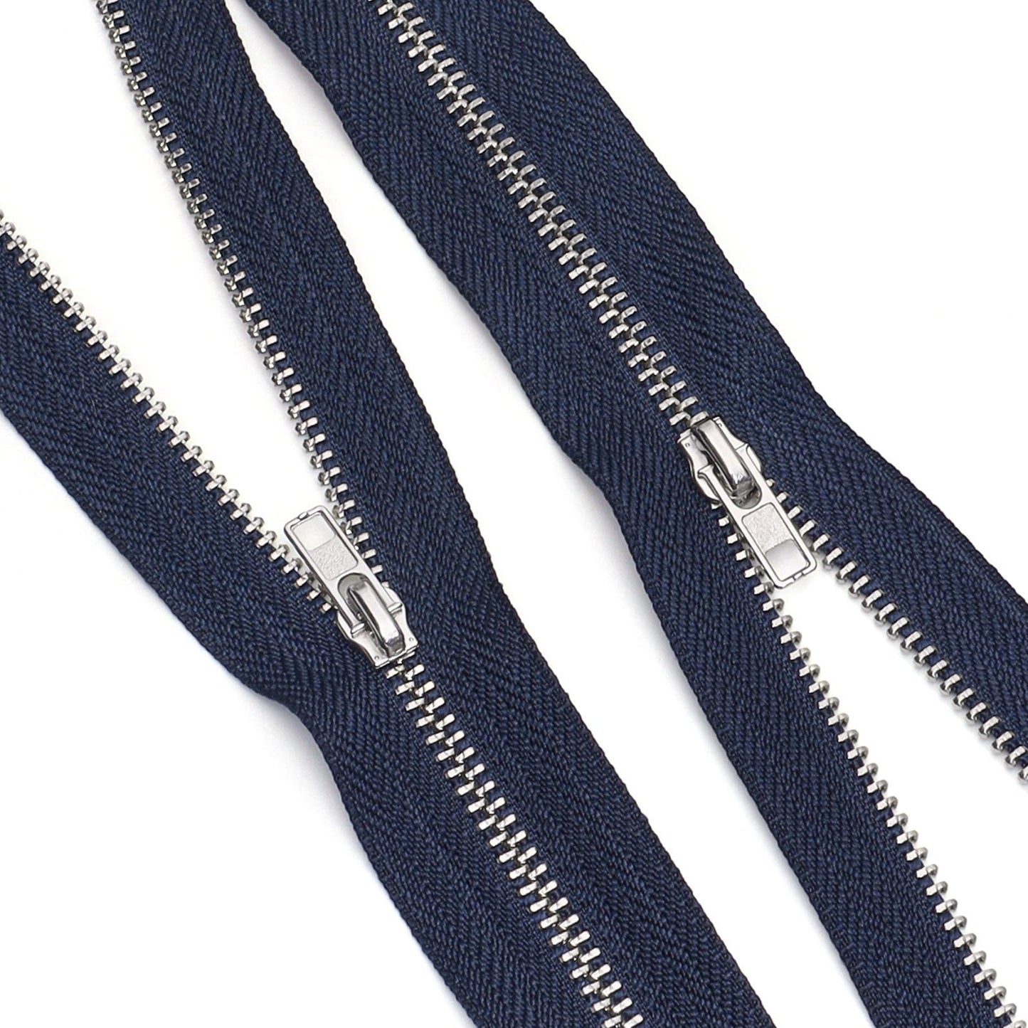 Fermeture éclair n° 3095 en métal platine, fermeture éclair à queue ouverte, tête automatique, bord en tissu multicolore argenté, fermeture éclair pour veste de vêtements en option