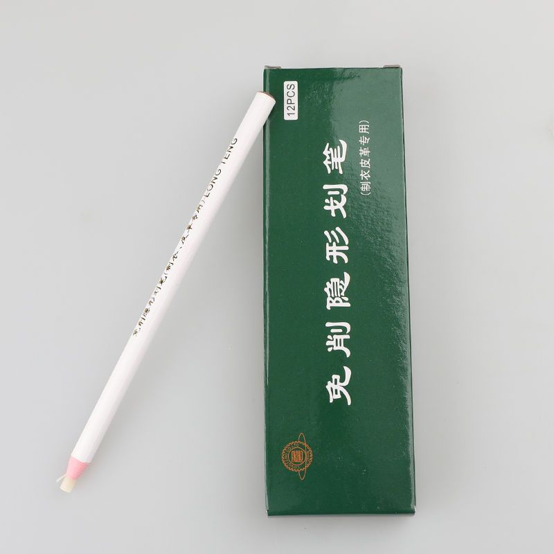 1121★ No-cutting invisible strokes, powder strokes, gas-dissipating white pull lines, crayons disappear at high temperature, clothing and clothing leather points