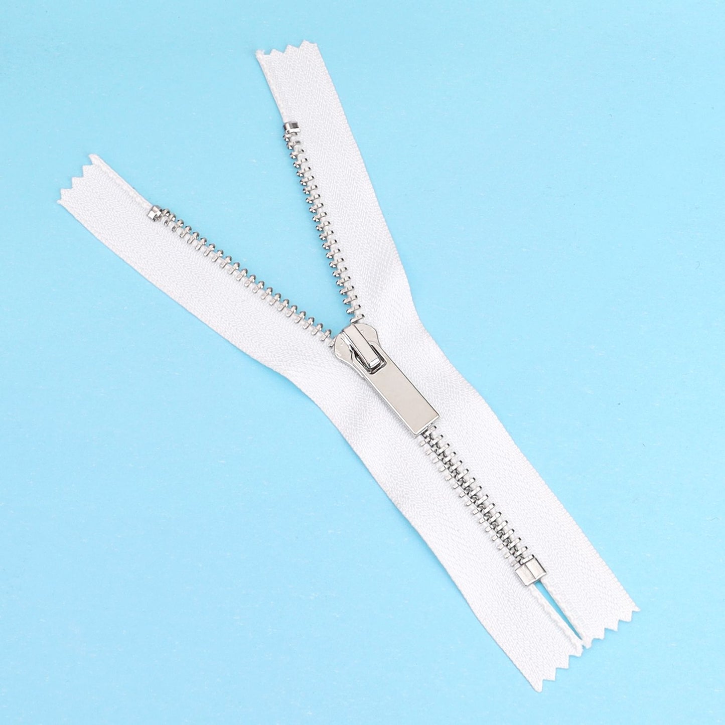 3070 Zipper No. 5 Platinum Metal Closed Tail Short Zipper Head Clothing Luggage Zipper Decorative Zipper