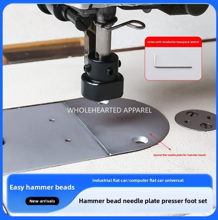 1587★Special Hammer Mold for Sewing Machine | Sequin Edge Finishing Mold | Essential Tool for Garment Processing******