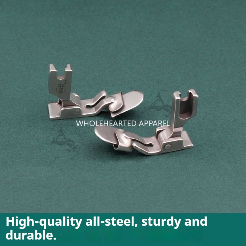 1107★ P351 non-ironing folding edge pressing foot, turtle hat under folding flat car crimping drum tool★