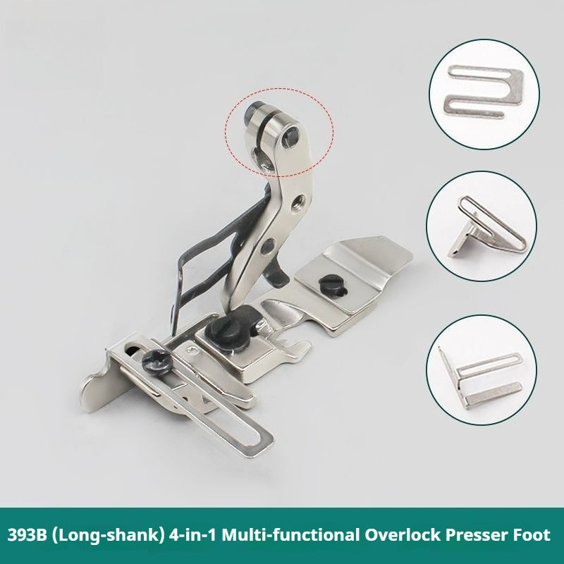 1822★ 4-in-1 Multifunction Edge Guide Center Presser Foot for Overlock Machines★