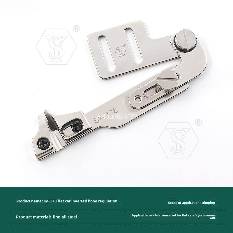 1066★ New SY-178 flat car inverted bone setting side seam rib pressing line adjustable positioning tool