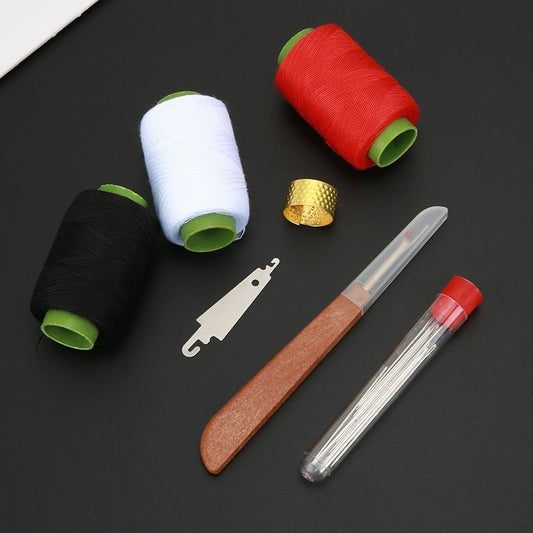 1651★ needle and thread 36-piece combination set, high-quality big-eye steel needle, thread remover 203 medium and thick five-color denim thread