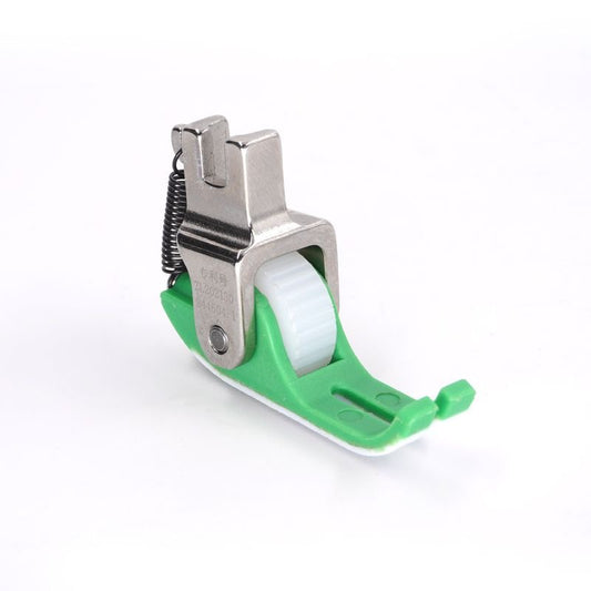 1006★ 1009★New PL boutique newly upgraded flat car (wide gap) Teflon roller presser foot thin and thick universal do not eat cloth rush cloth accessories