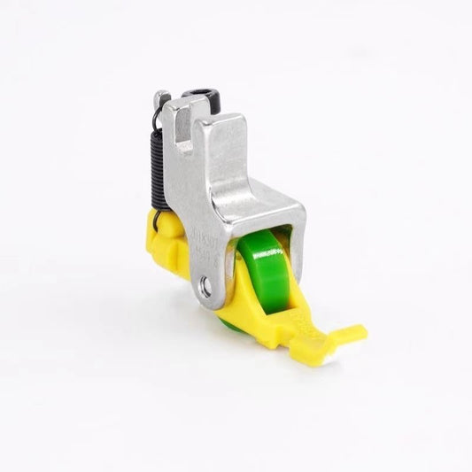 1004★ flat car new Teflon plastic roller unilateral presser foot JY36 unilateral upper zipper presser foot sewing machine accessories