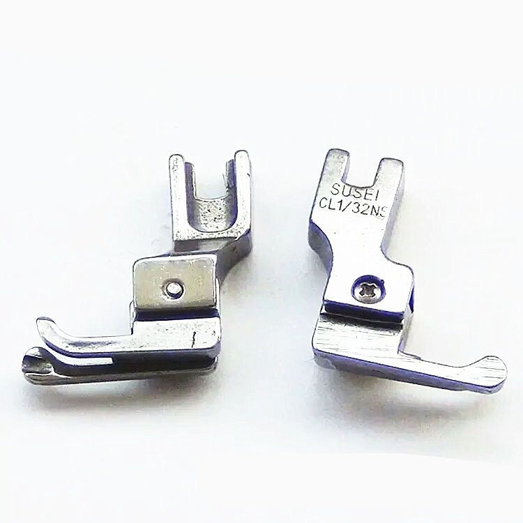 1081★  Boutique all-steel toothpick high and low presser foot, imported narrow small high and low presser foot, zipper presser foot on flat car