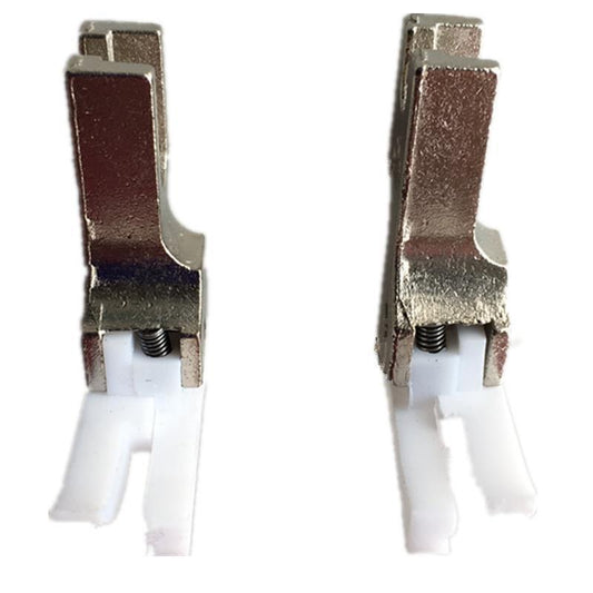 1338★  Computer flat car smart foot plastic high and low presser foot TCLTCR positive and negative high and low, white background anti-wear Teflon presser foot