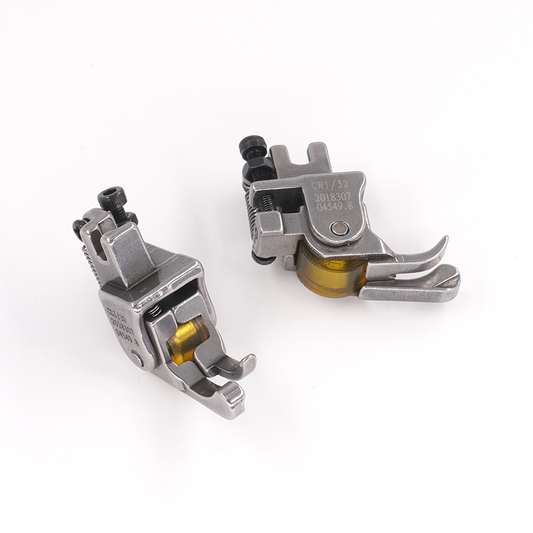1245★  New thick material high and low roller presser foot, stop high and low block edge presser line presser foot thick material curtain cotton-padded leather