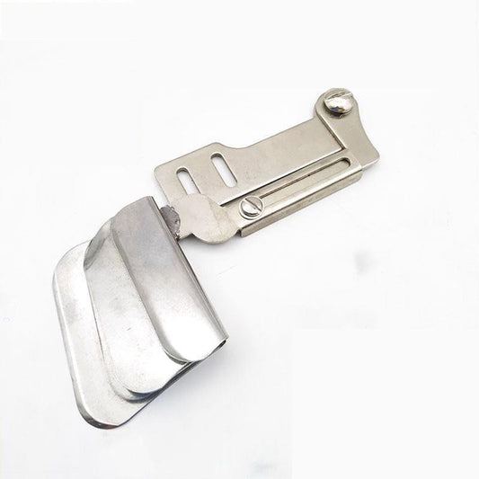 1299★  Industrial sewing machine flat car sewing tube, upper and lower double-layer fabric alignment adjustment straight wire hemming device