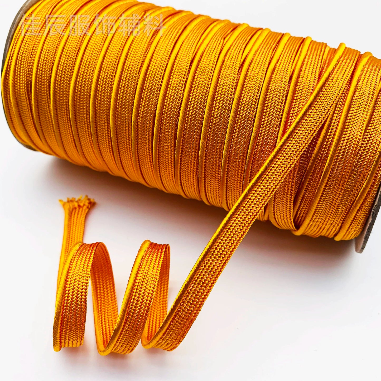 3849 Spot 39 colores 1 cm borde fino cinta maestra de seda brillante tira de brotes ribete cuerda borde incrustado tira cincha accesorios de ropa