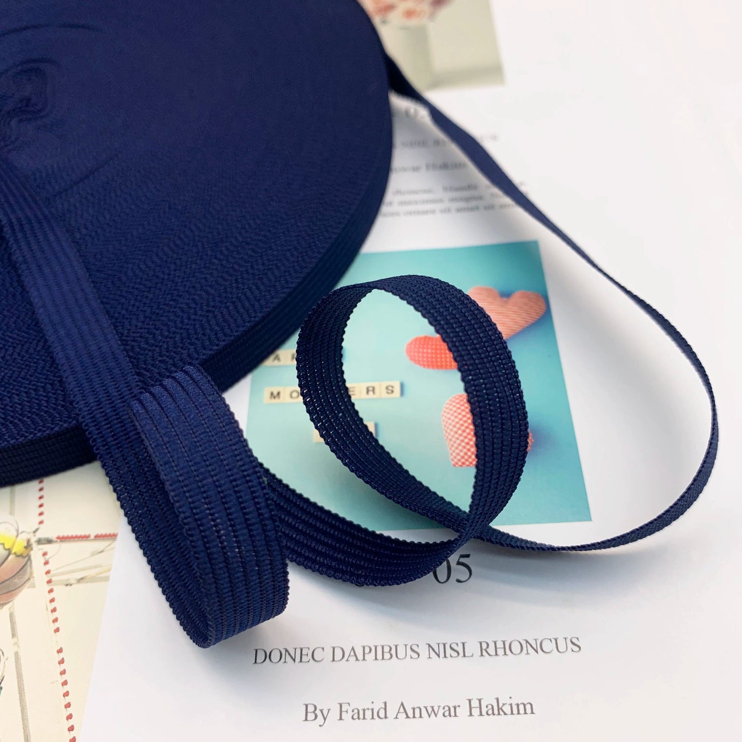 3883 Spot 30 colors 1cm non-elastic horse strap color back collar pressure strip webbing neckline strap side strip clothing accessories