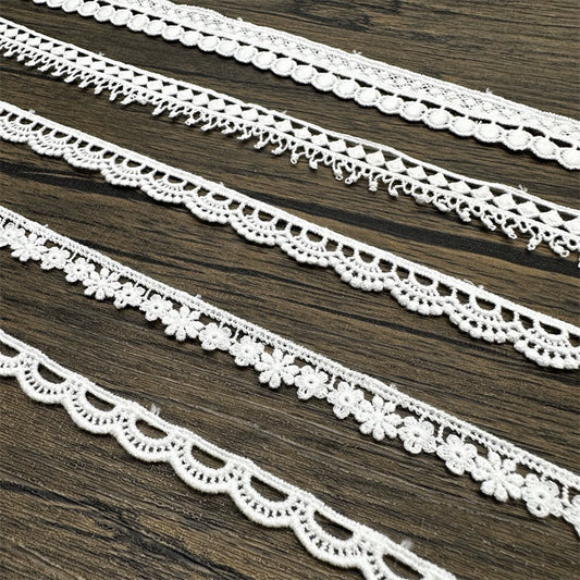 3833 Exquisito hilo de algodón soluble en agua, encaje bordado, accesorios de ropa hechos a mano, puños, cuellos, cortinas, materiales de costura