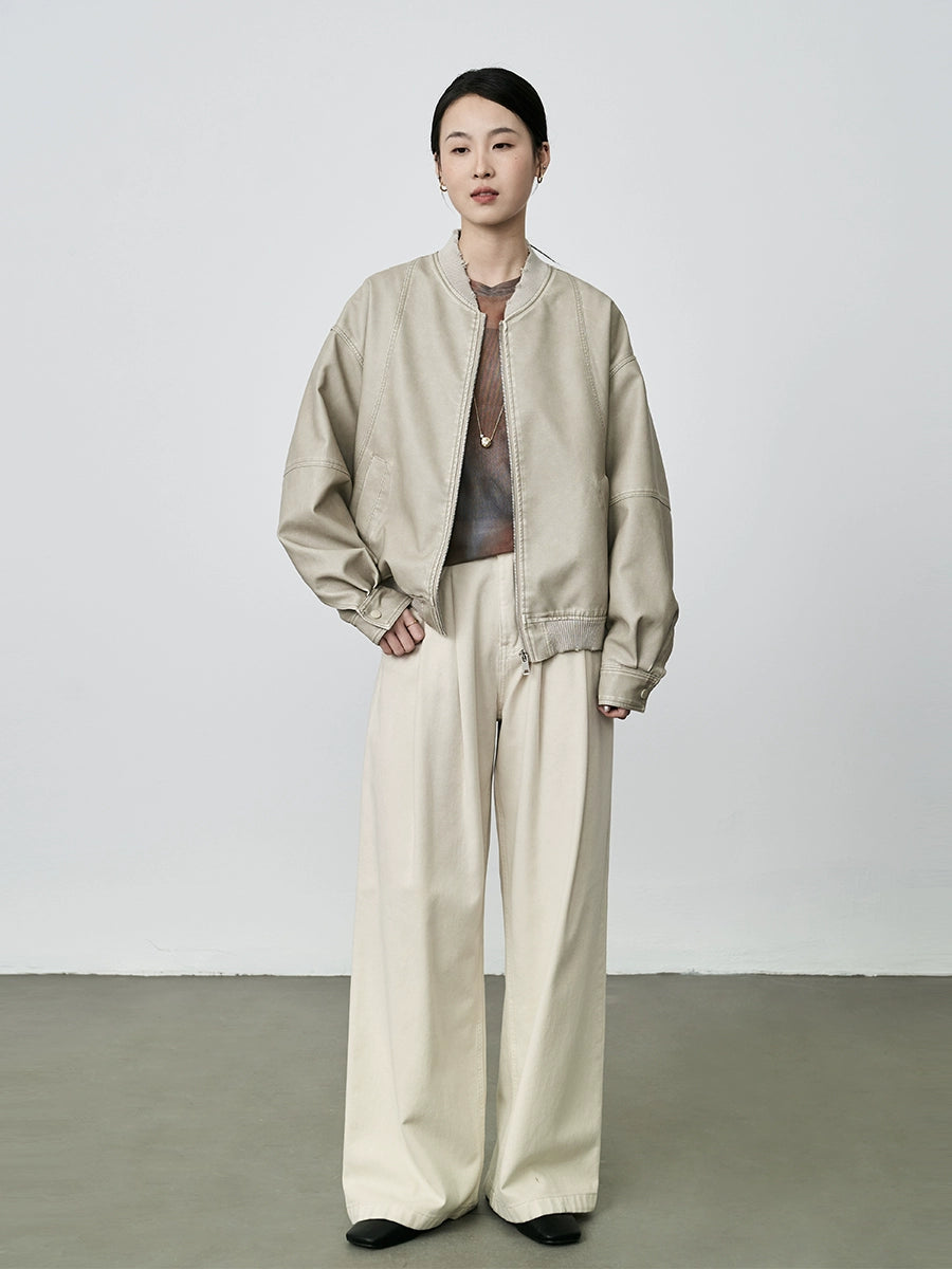 Camiseta ajustada de manga corta con cuello redondo, malla con efecto tie-dye y diseño de manchas de atardecer de CAREMIND