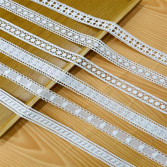 3834 Venta caliente de una variedad de exquisitos y asequibles accesorios de bricolaje de encaje suave accesorios de ropa de algodón puro encaje bordado soluble en agua