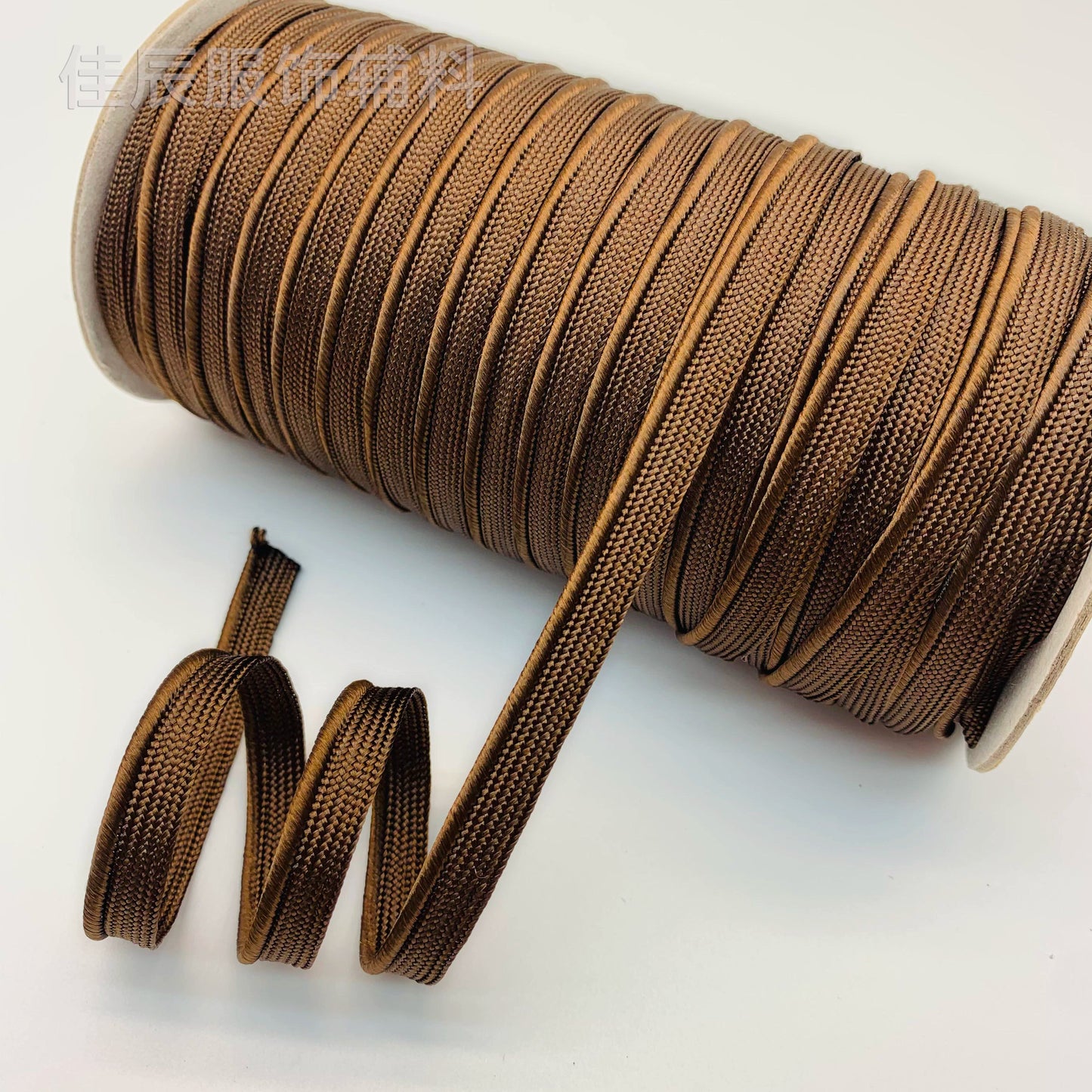 3849 Spot 39 colores 1 cm borde fino cinta maestra de seda brillante tira de brotes ribete cuerda borde incrustado tira cincha accesorios de ropa