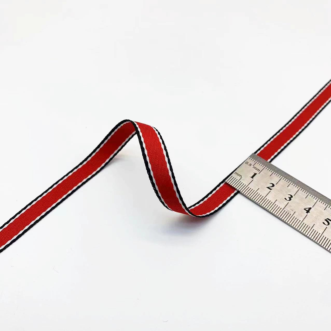 3885 Spot 1cm Accesorios de cintas de rayas, tiras para dobladillos, tiras para ribetes de pantalones, tiras laterales para ropa, textiles para el hogar, zapatos y sombreros Cintas DIY