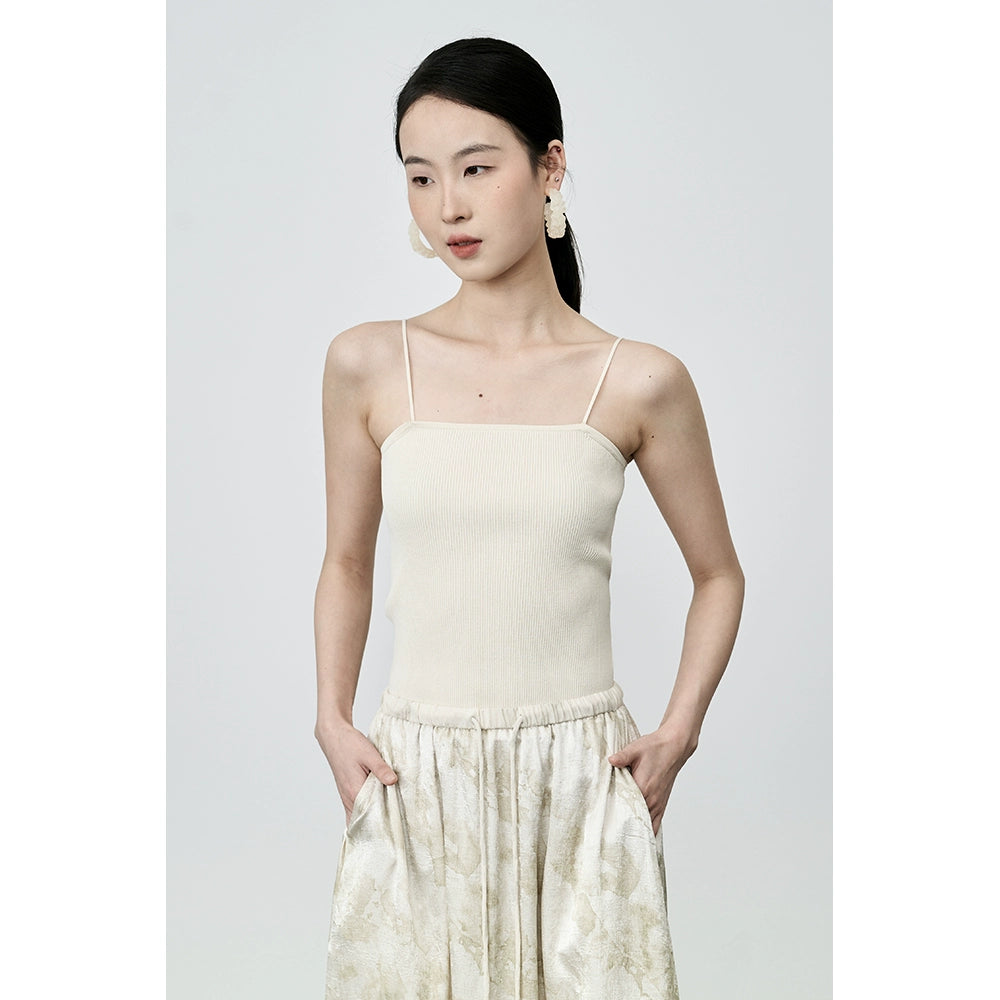 CAREMIND gilet à bretelles quatre couleurs pour femme, haut sans manches fin et anti-lumière