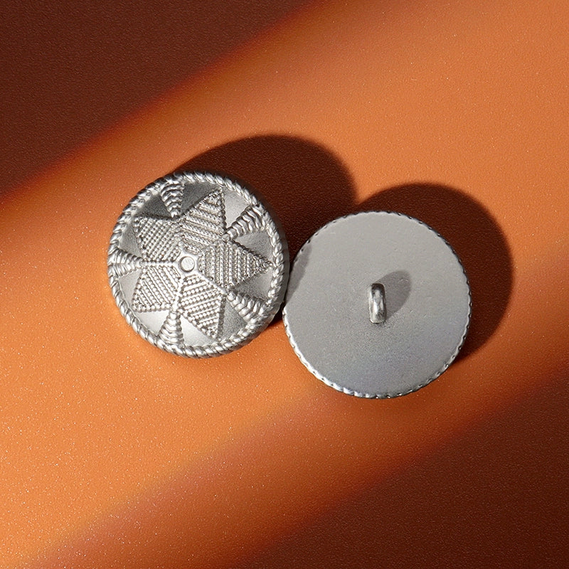 3263★ High-end gold five-pointed star buttons clothes jacket sweater metal buttons versatile round small fragrant buttons