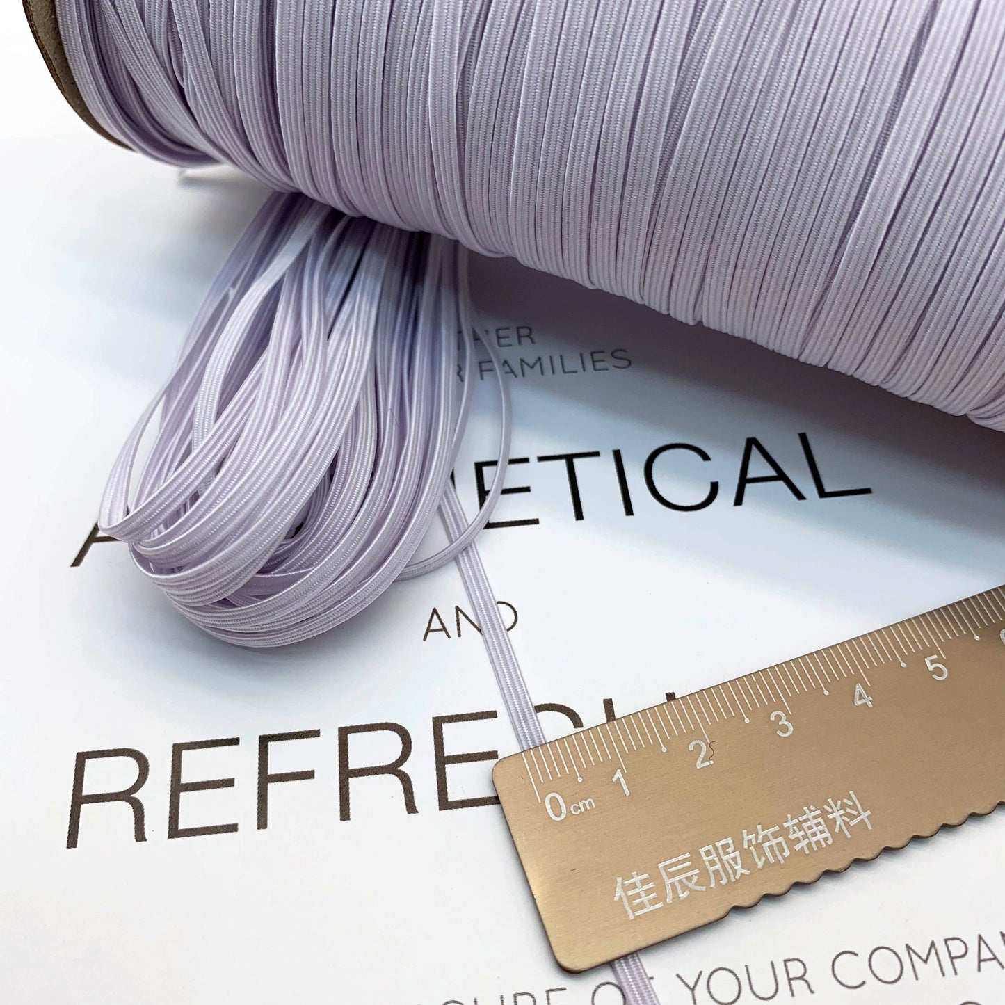 3867 3 mm 5 mm 6 mm 9 mm negro y blanco delgado plano estrecho alto elástico caballo banda elástica puños cintura banda de goma hebilla cuerda accesorios