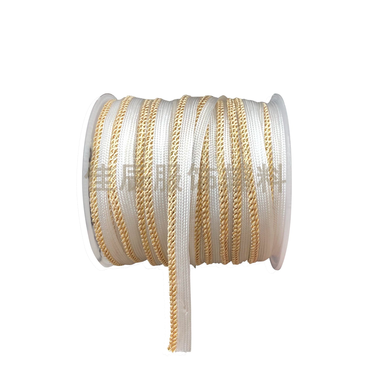 3843 Spot 1cm oro y plata alambre tejido niño cinta maestra brote tira accesorios ropa tira de borde con incrustaciones almohada tira de borde con incrustaciones de cuerda de ribete