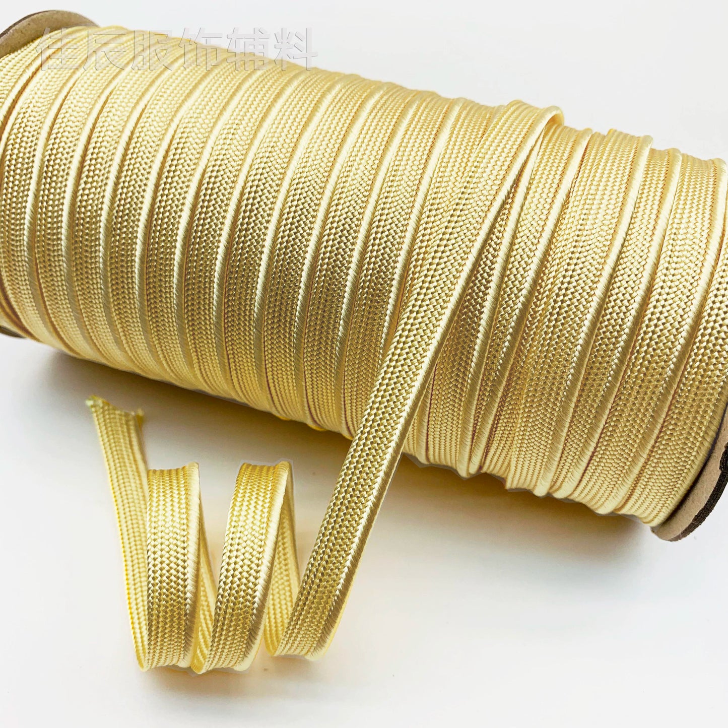 3849 Spot 39 colores 1 cm borde fino cinta maestra de seda brillante tira de brotes ribete cuerda borde incrustado tira cincha accesorios de ropa