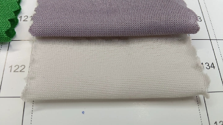 3905 Tejido elástico de verano, tejido fino de punto, forro de falda, tejido de imprimación absorbente de sudor, tejido de punto de una sola cara de alta elasticidad 8031