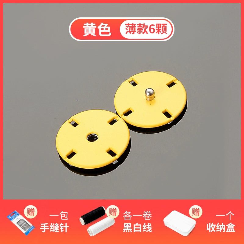 3483★ Botones de abrigo Botones ocultos de color Botones de madre Botones de mujer de lana Botones grandes redondos de ropa Botones de metal de cachemira