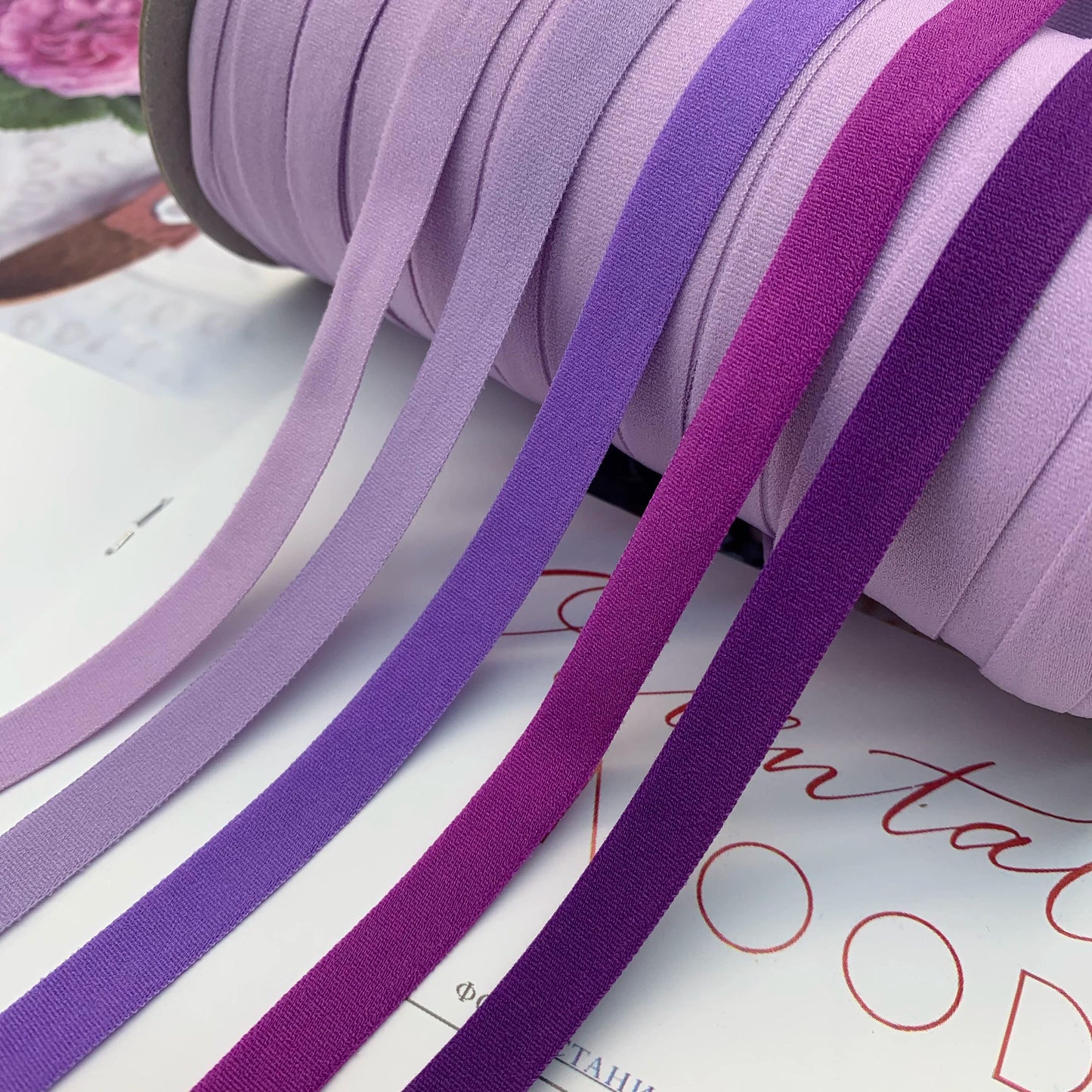 3882 52 colores punto 1cm cinta elástica color espalda cuello tira de presión escote correa borde lateral tira de presión accesorios de ropa