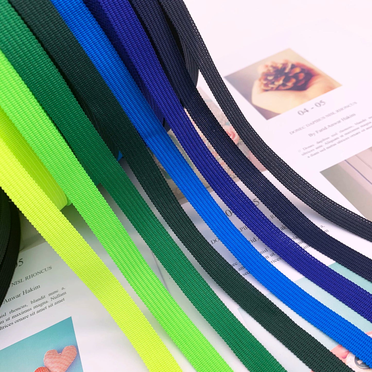 3883 Spot 30 colors 1cm non-elastic horse strap color back collar pressure strip webbing neckline strap side strip clothing accessories