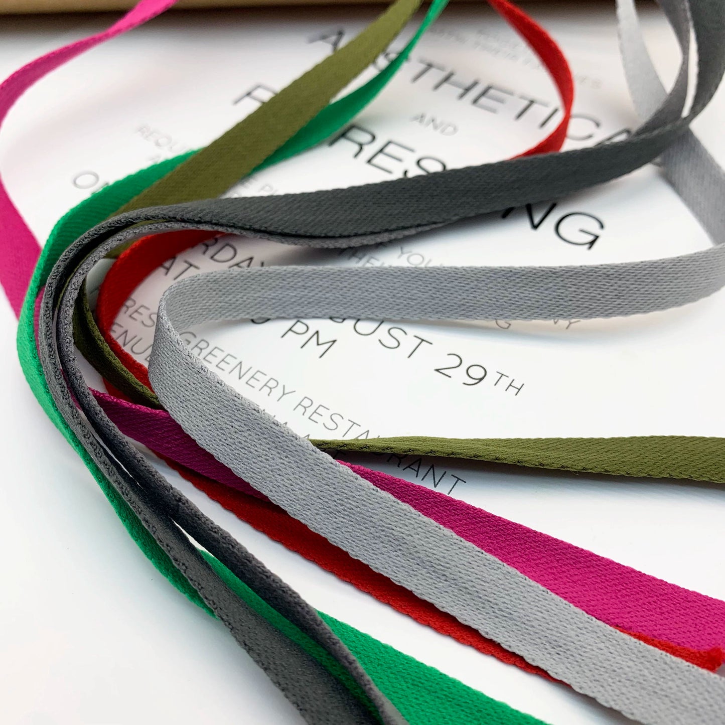 3881 51 colores en stock 1 cm tejido liso color espalda cuello cincha escote ribete borde tira borde pantalón tira lateral accesorios de ropa