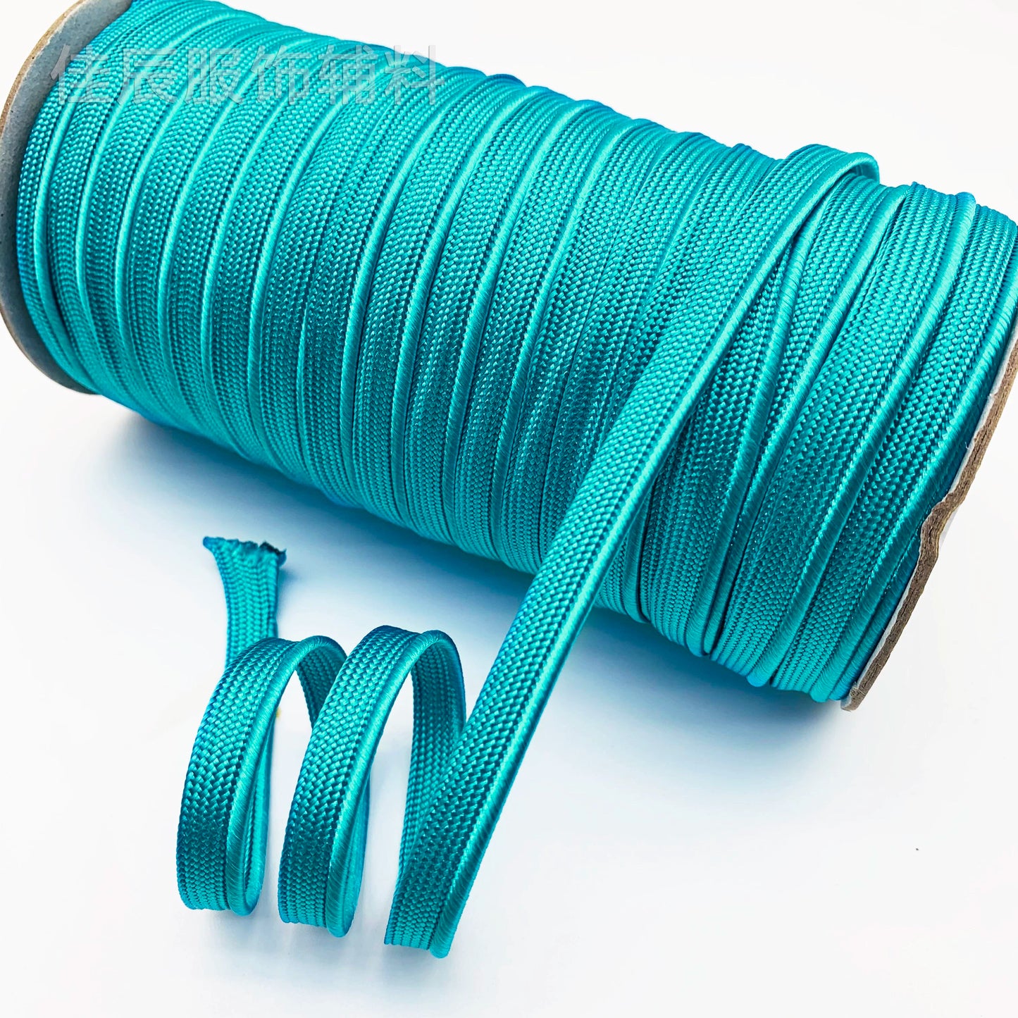 3849 Spot 39 colores 1 cm borde fino cinta maestra de seda brillante tira de brotes ribete cuerda borde incrustado tira cincha accesorios de ropa