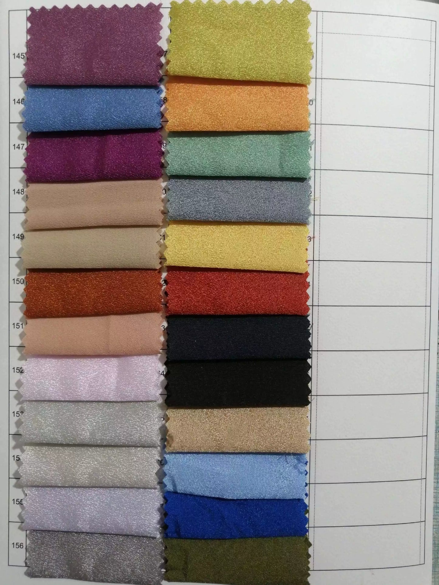 3898 Huayao alta elasticidad arruga Huayao cifrado arrugas elástico Huayao doble arruga gasa forro desordenado lino brillante mate 8010