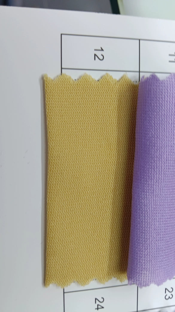 3905 Tejido elástico de verano, tejido fino de punto, forro de falda, tejido de imprimación absorbente de sudor, tejido de punto de una sola cara de alta elasticidad 8031