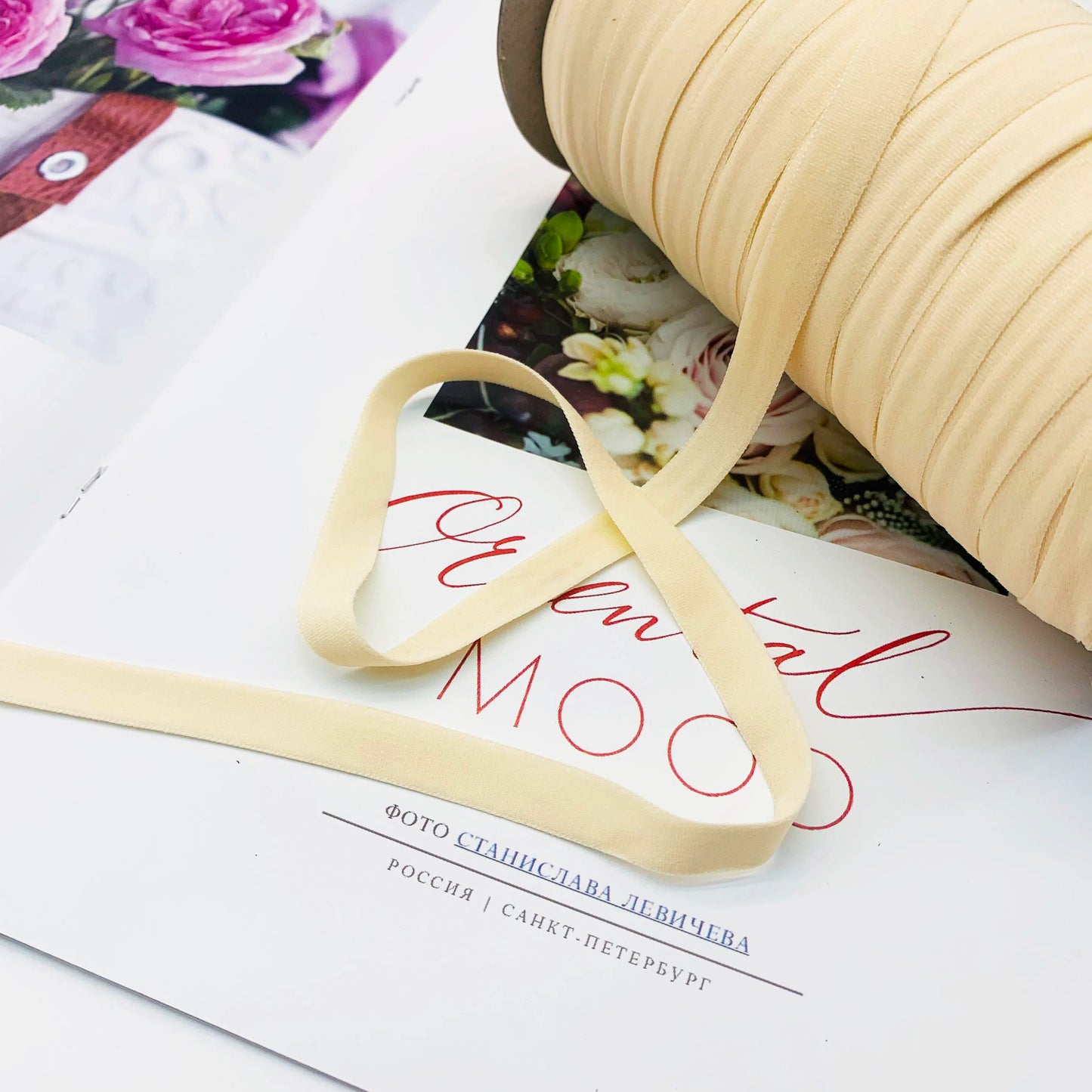 3882 52 colores punto 1cm cinta elástica color espalda cuello tira de presión escote correa borde lateral tira de presión accesorios de ropa