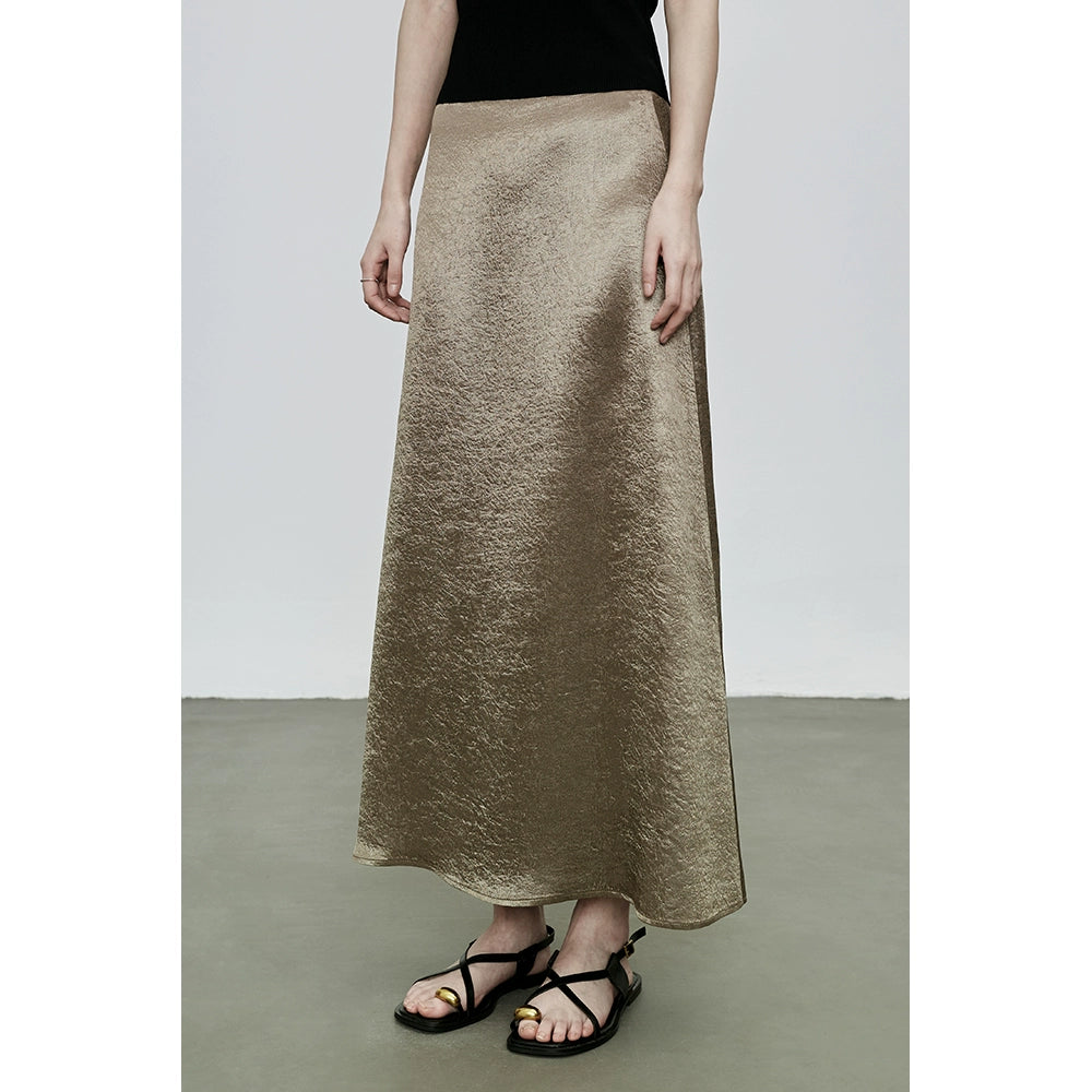 CAREMIND Traje de acetato con estampado oscuro Chaleco sin mangas Falda larga de cola de pez Conjunto de dos piezas para mujer