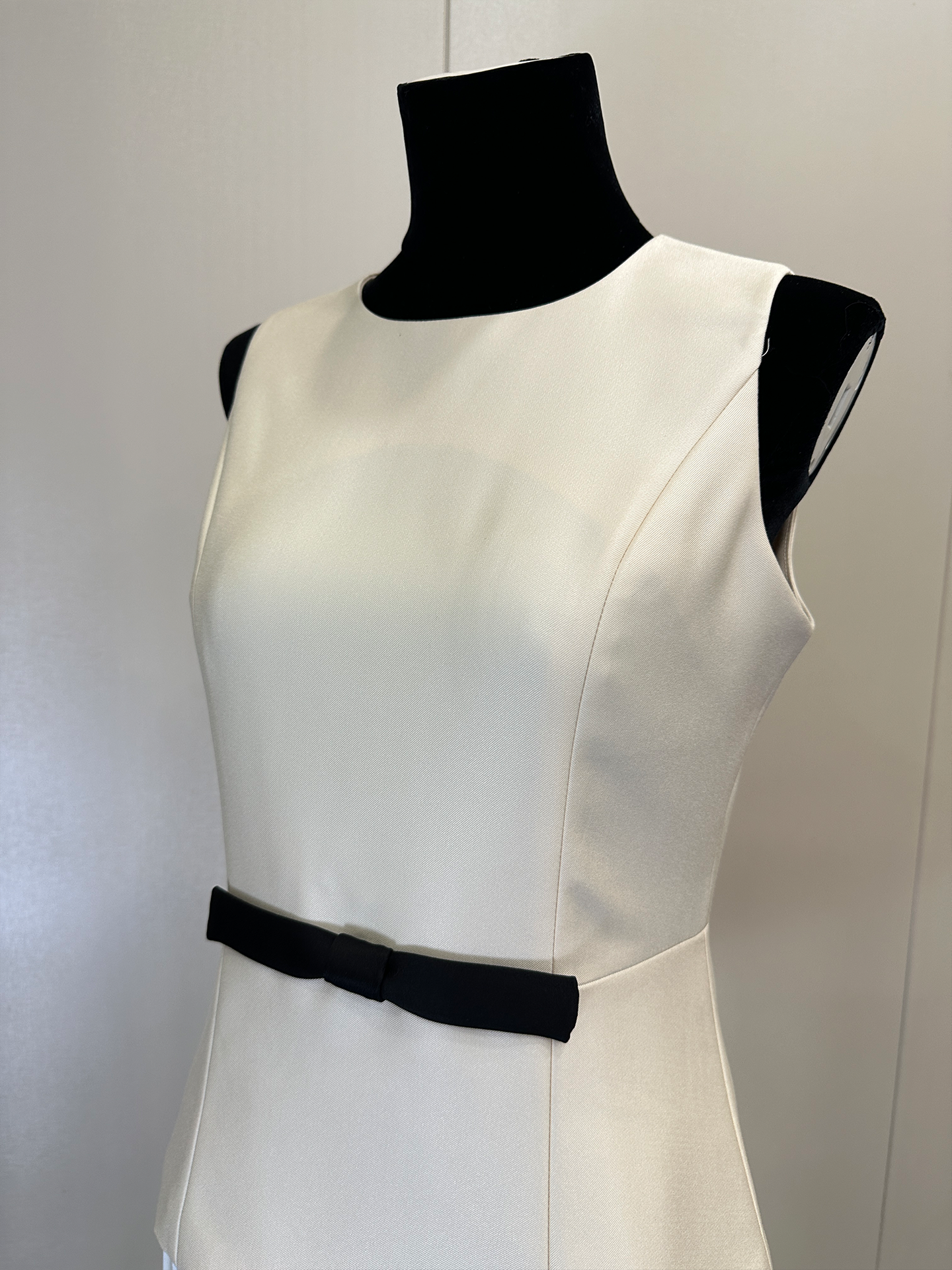 8029★ French suit skirt women's splicing pleated skirt slim high-end commuter sleeveless dress short skirt