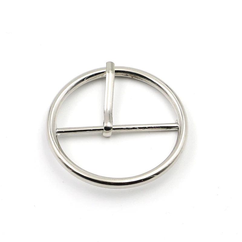 3272★  Metal luggage button buckle belt button round day buckle belt shoe and hat adjustment button pin buckle three-gear buckle