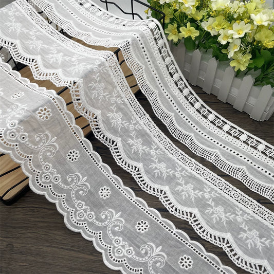 3795 Exquisita tela de algodón étnica retro, tela de encaje bordado, accesorios de ropa DIY, costura de cortinas, tela para el hogar