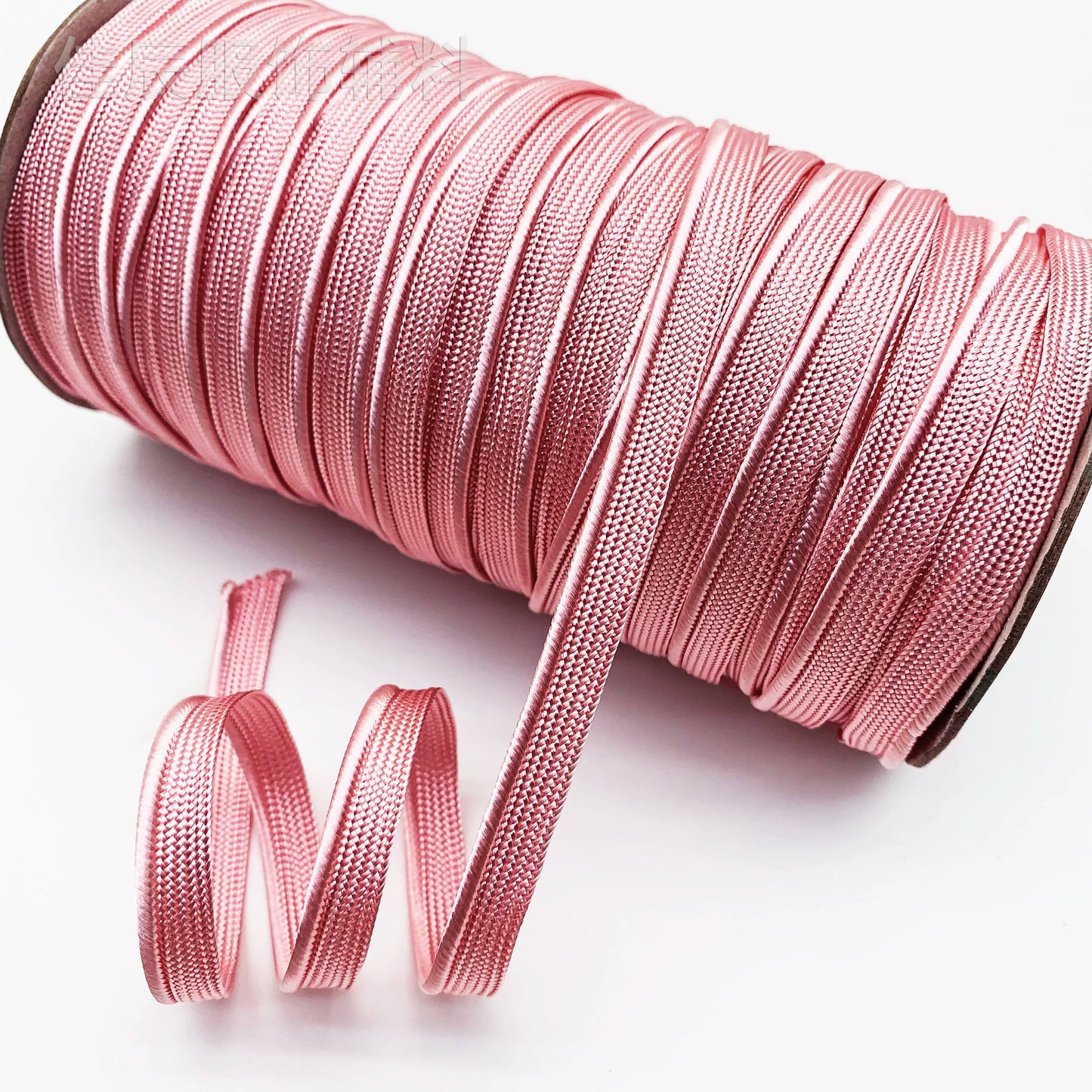 3849 Spot 39 colores 1 cm borde fino cinta maestra de seda brillante tira de brotes ribete cuerda borde incrustado tira cincha accesorios de ropa