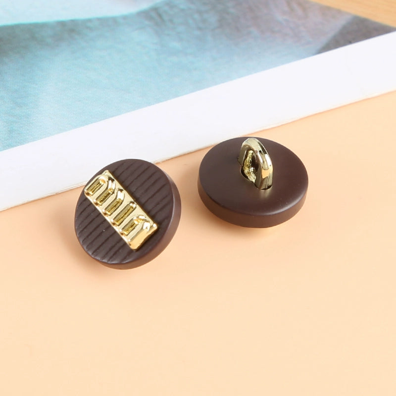 3363★  Metal shirt shirt decorative buttons clothes cardigan jacket buttons high-end round personalized cuff buttons accessories