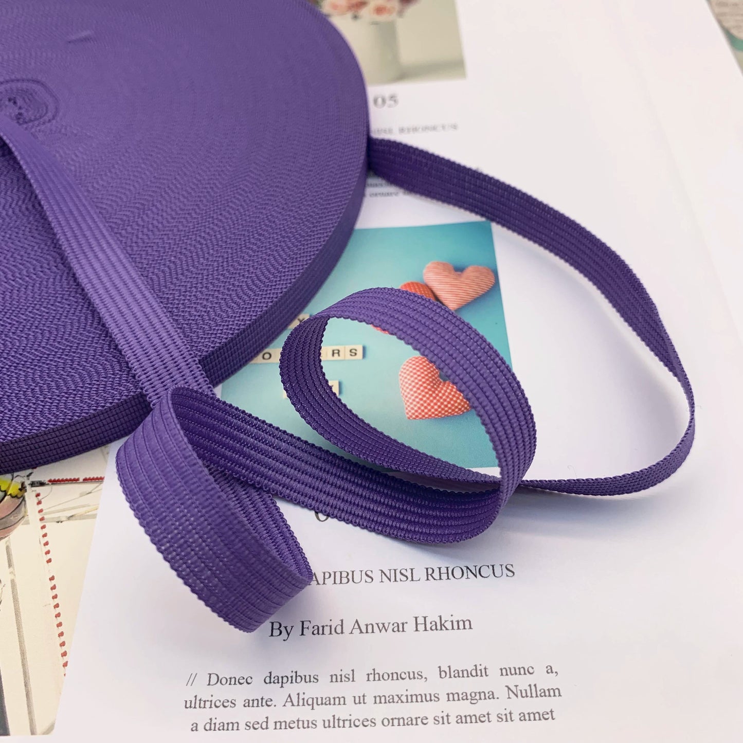 3883 Spot 30 colors 1cm non-elastic horse strap color back collar pressure strip webbing neckline strap side strip clothing accessories