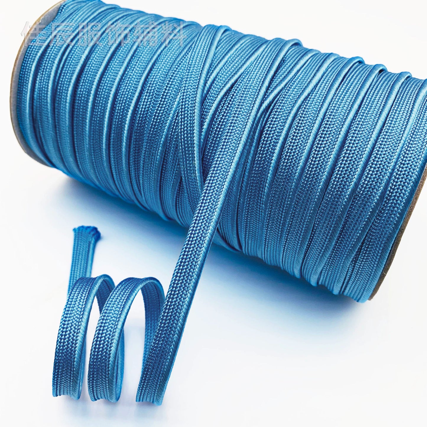 3849 Spot 39 colores 1 cm borde fino cinta maestra de seda brillante tira de brotes ribete cuerda borde incrustado tira cincha accesorios de ropa