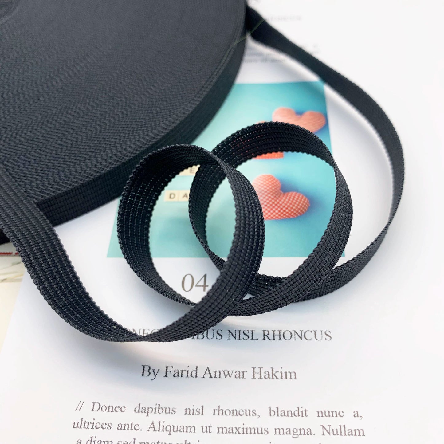 3883 Spot 30 colors 1cm non-elastic horse strap color back collar pressure strip webbing neckline strap side strip clothing accessories