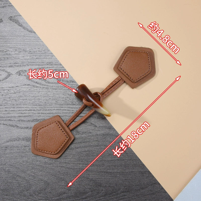 3499★ Botones de cuerno para abrigo, chaqueta de lana de cachemira, botones para gabardina para suéteres de hombres y niños, botones de madera de alta gama