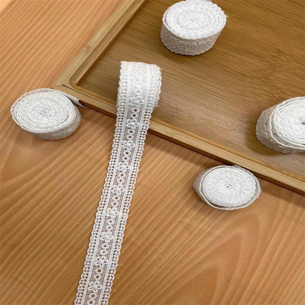 3835 Accesorios de encaje bordado soluble en agua bilateral de algodón suave de alta calidad, materiales/ropa hechos a mano para bricolaje