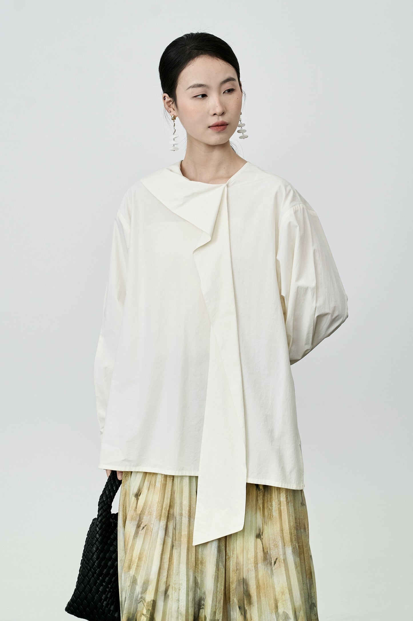 Chemise de niche française CAREMIND pour femme, nouveau haut à manches longues et paresseux, anti-âge